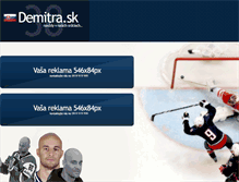 Tablet Screenshot of demitra.sk